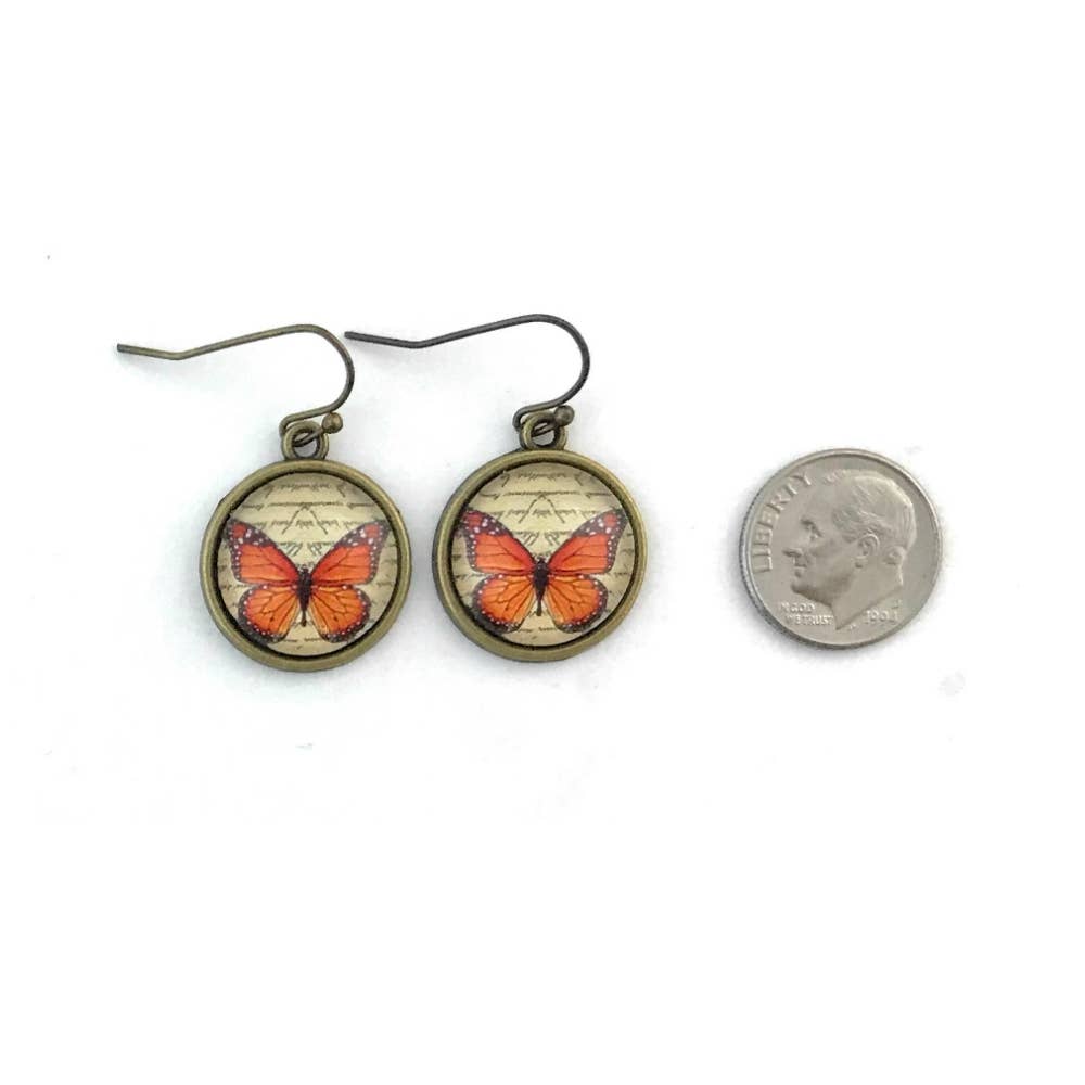 Monarch Butterfly Earrings