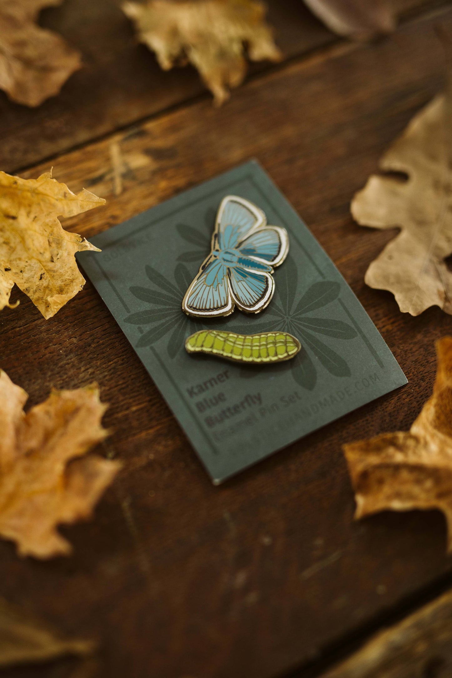 Karner Blue Butterfly Pin Set