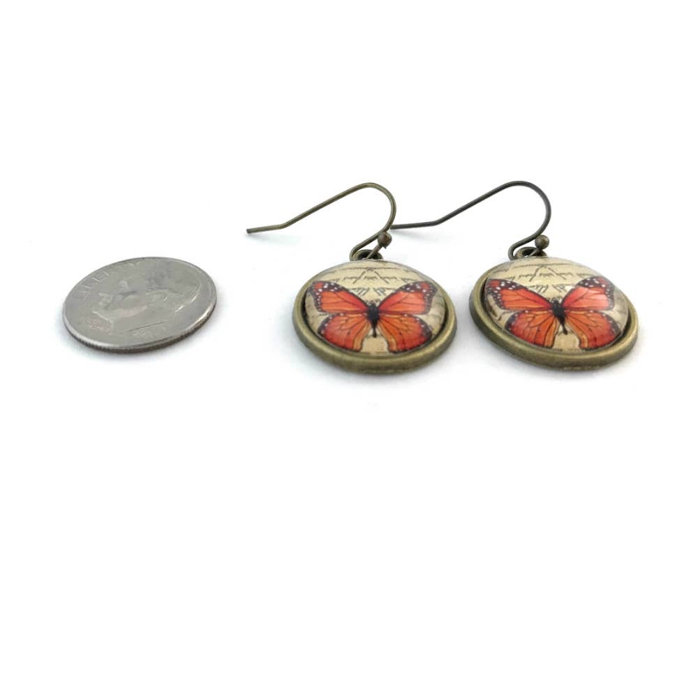 Monarch Butterfly Earrings