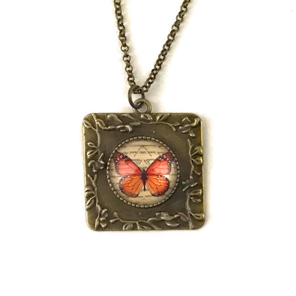 Butterfly Vintage Style Necklace