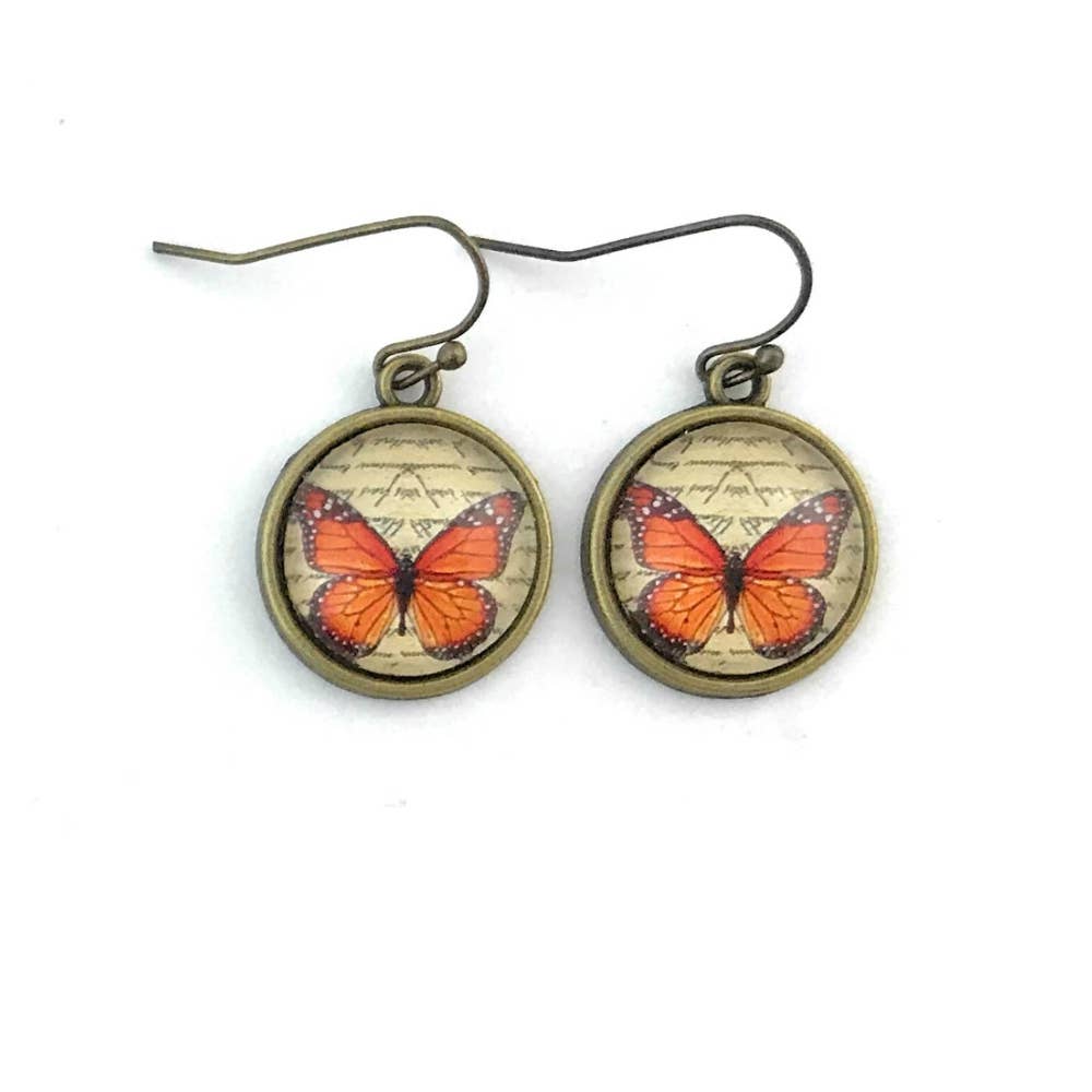 Monarch Butterfly Earrings